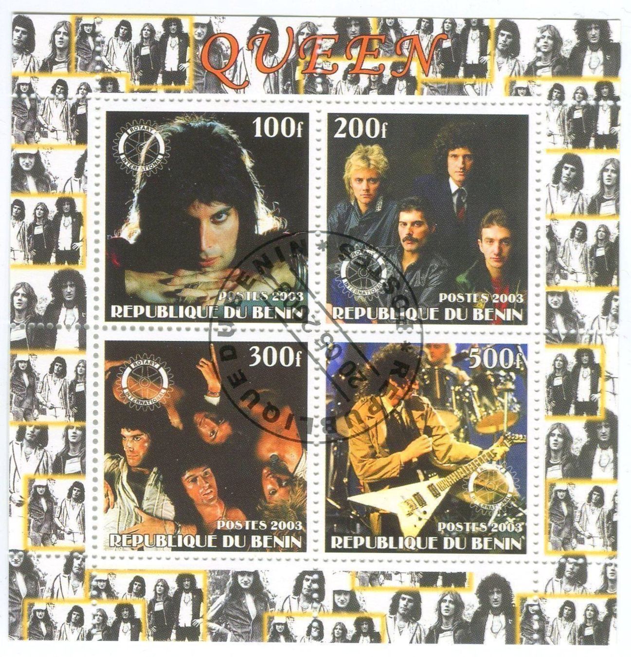 Tous les timbres: Block "Queen". Benin. – Neuf avec emballage d'origine à Basel par Butsch5
