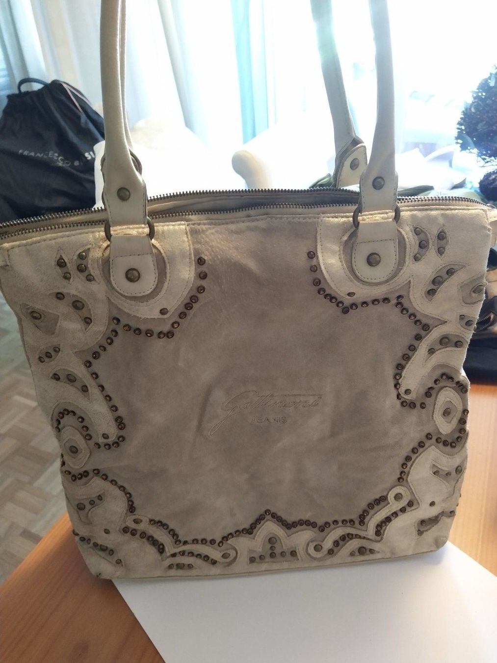 Gattinoni Borse da donna: Borsa in pelle Gattinoni jeans – Usato da Figino venduto da Palotta 3