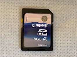 Kingston SD Card, 8GB