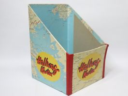Vintage Hallwag Strassenkarten Verkaufsdisplay