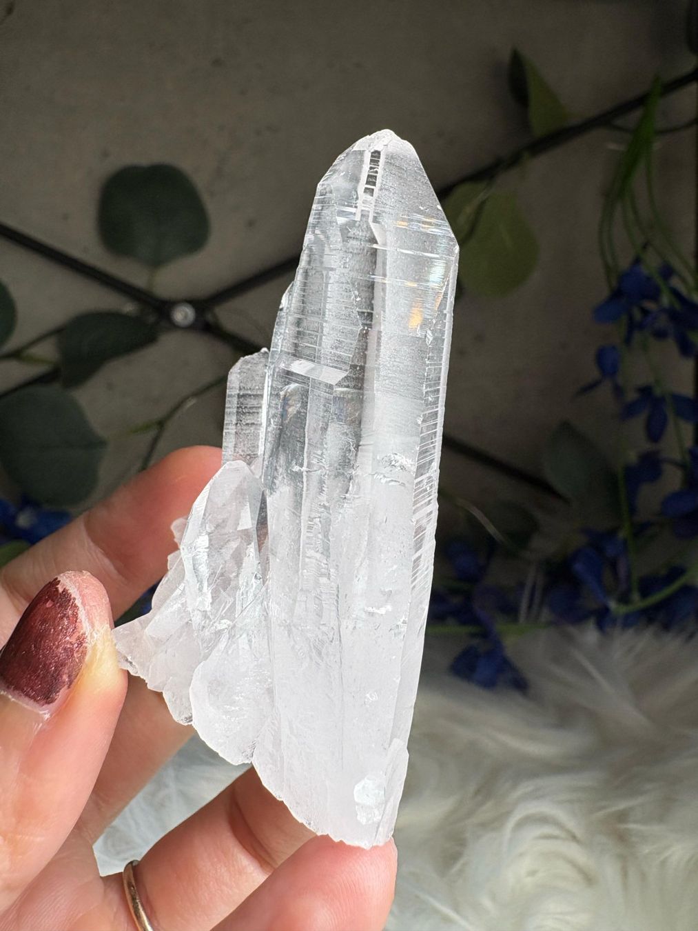 Minerali & Pietre curative: Kolumbianischer Lemurian-Quarz-Cluster – Nuovo (secondo la descrizione) da Neuheim venduto da m.hald 6