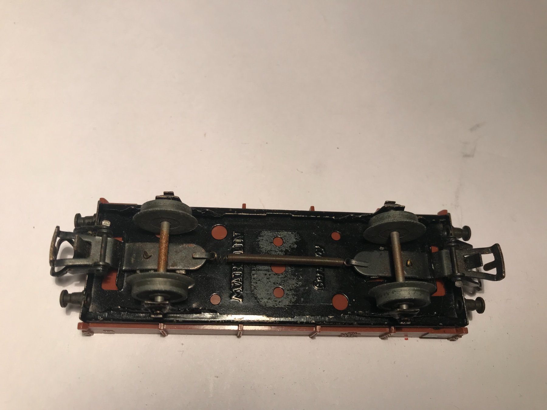 Märklin Modellini di ferrovie: Märklin Offener Güterwagen DB, AC Achsen – Usato da Buchrain venduto da Modellbahn11 5