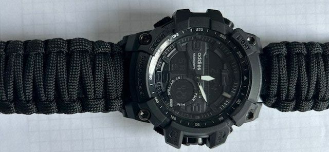 Orologi: LED Military Uhr mit Kompass – Nuovo (secondo la descrizione) da Sattel venduto da usch6417