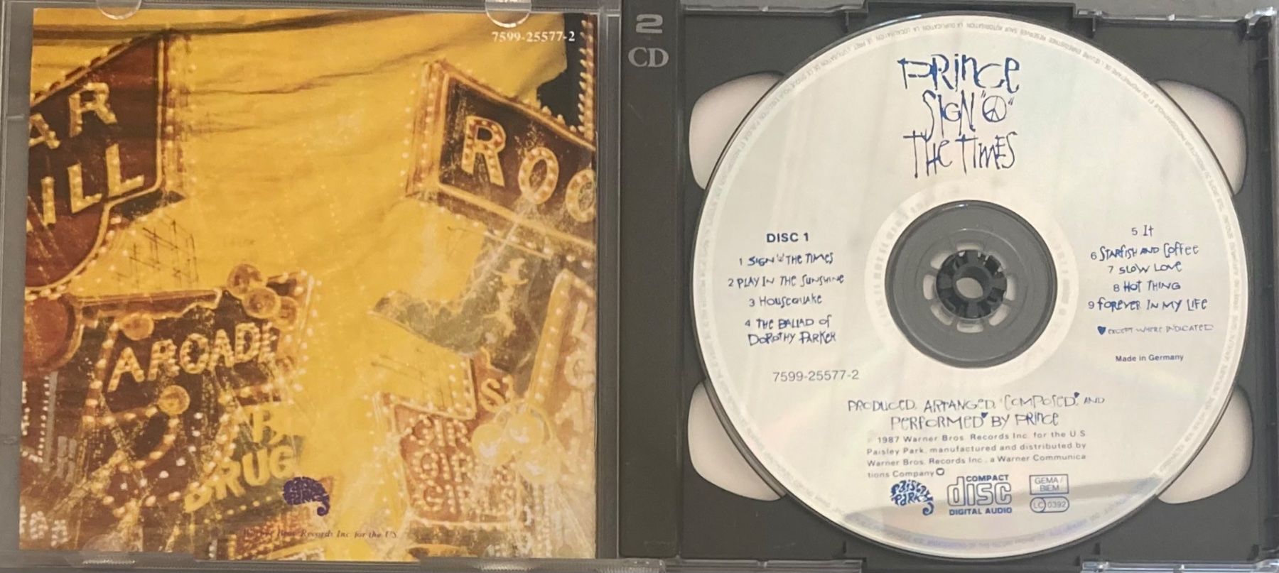 CDs: PRINCE - SIGN "O" THE TIMES – Gebraucht aus Poliez-Pittet von Newtown-Records 2