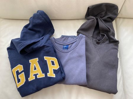 3 pulls sweat-shirt GAP pour garçon 9-10 ans