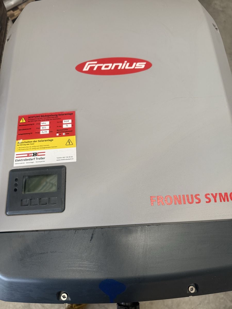 Fronius Onduleurs: Fronius Wechselrichter – D'occasion à Horriwil par Carrera68 1