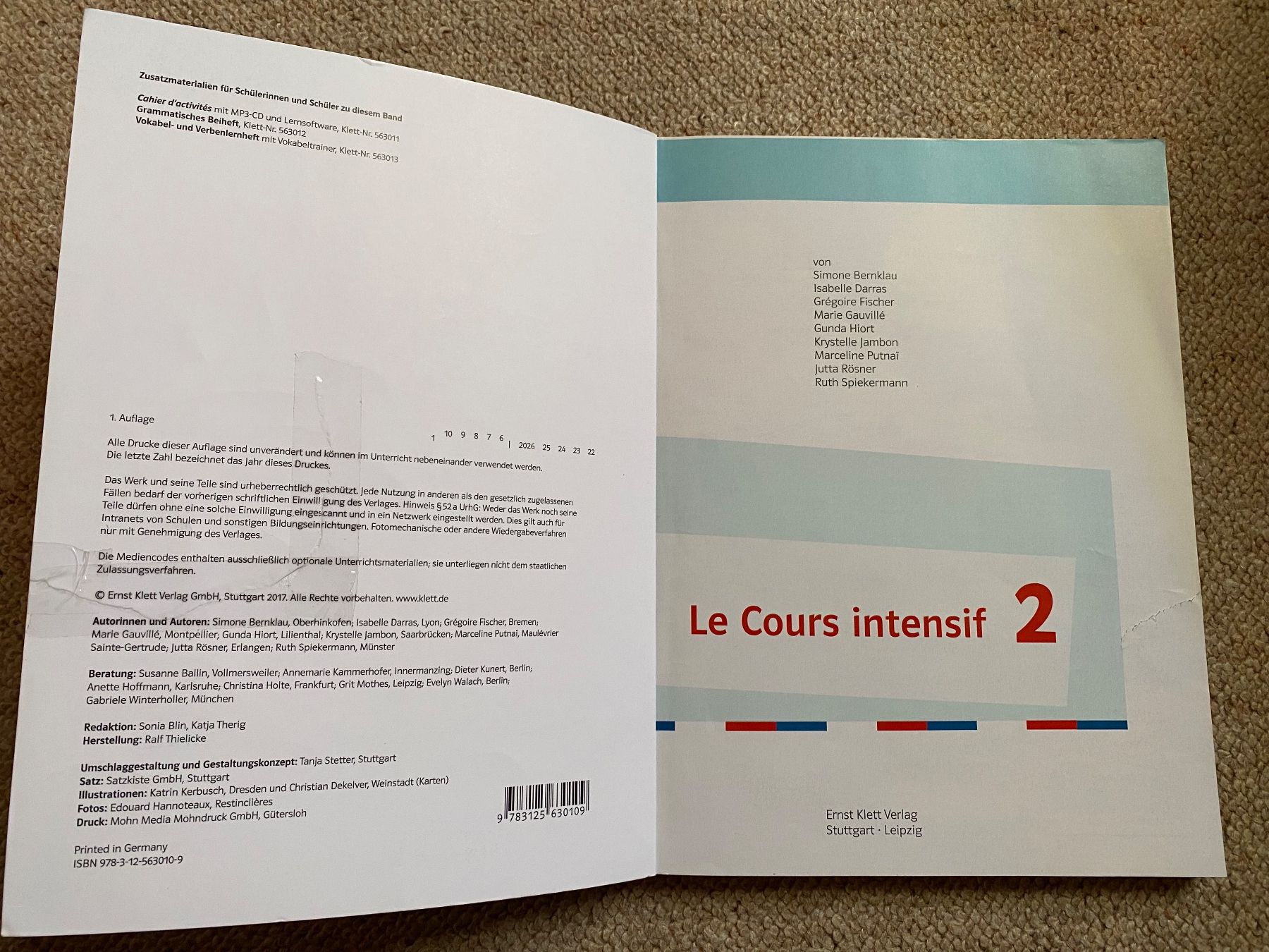 Livres: Le Cours intensif 2 – D'occasion à Ebmatingen par 777_cq5g 2