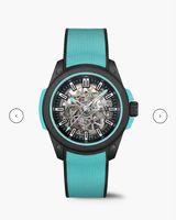 NORQAIN WILD ONE SKELETON TURQUOISE 42 mm
