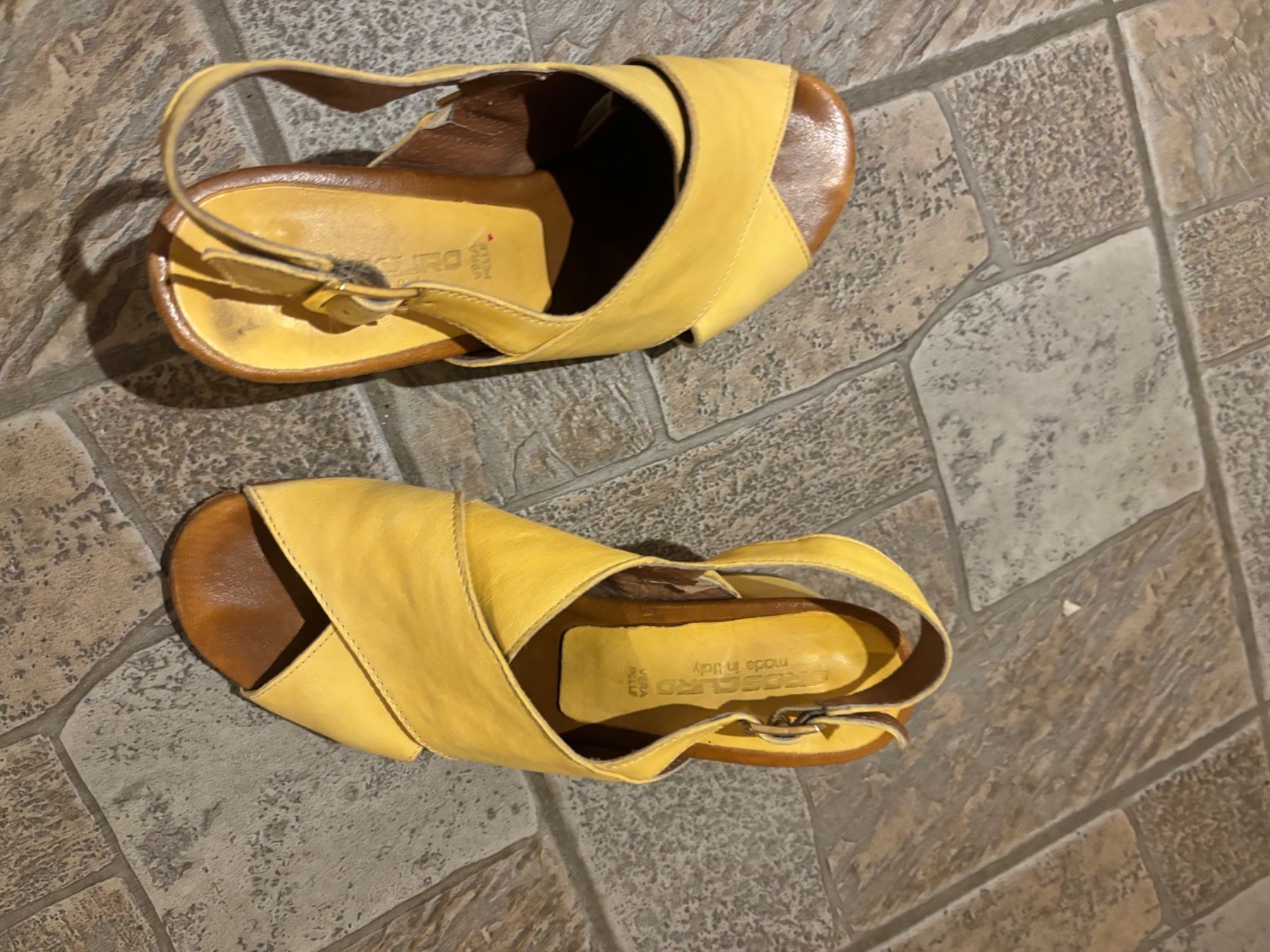 Damenschuhe: 37_natural very soft leather_made in Italy – Gebraucht aus St-George von elena27 5