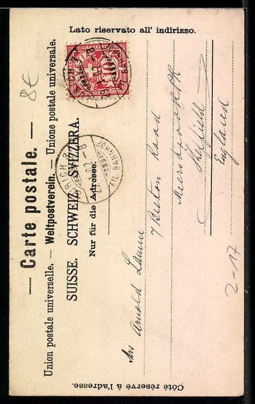 Cartes postales: AK Schweiz, Postkutsche der Gotthardpost auf einer Bergstras – D'occasion à Berlin par bartko-reher 1