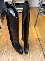 Lederstiefel High Heels,  Gr. 37,