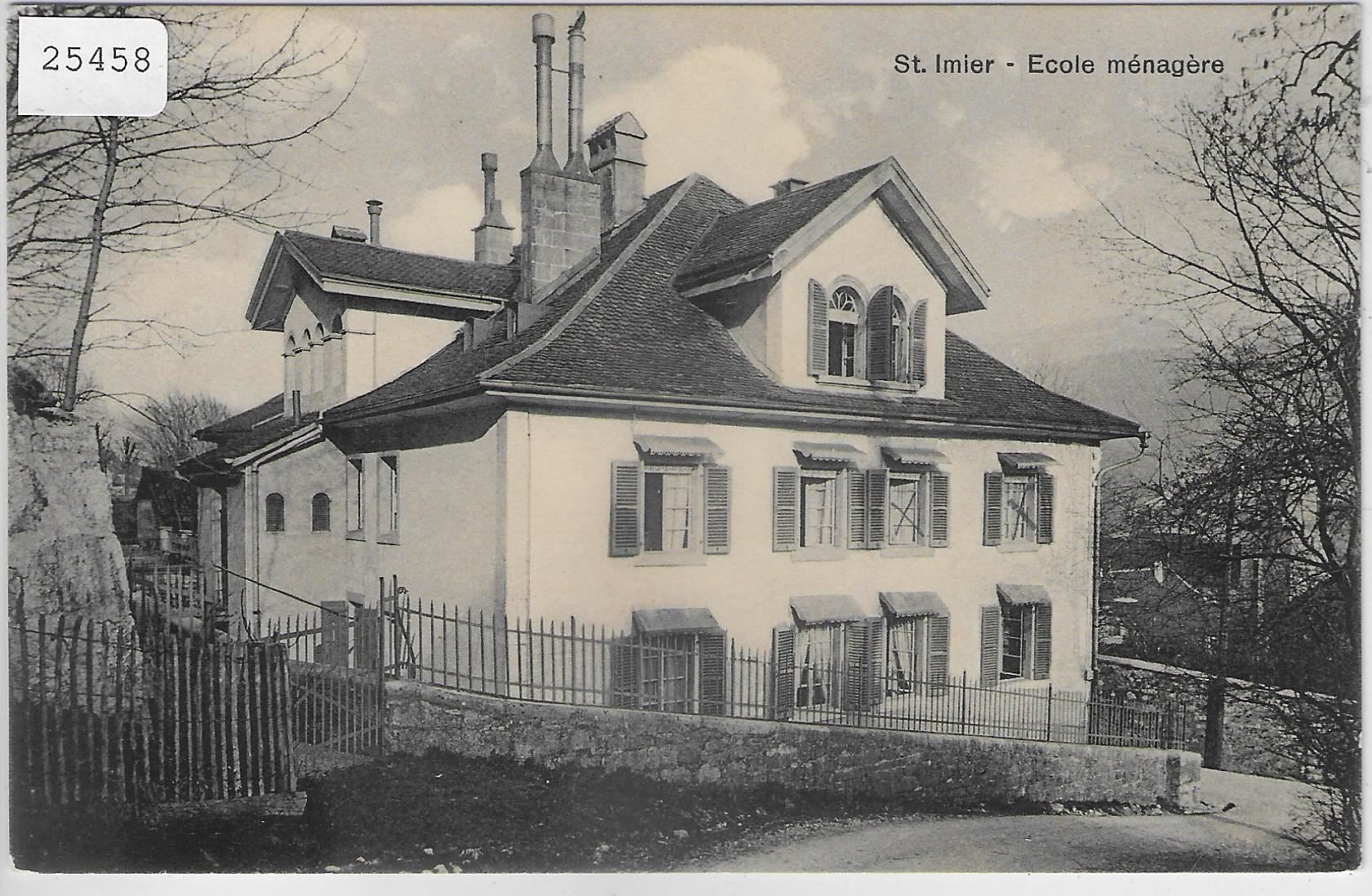 Cartes postales: St. Imier - Ecole menagere – Antique à Ettingen par Kartenplanet