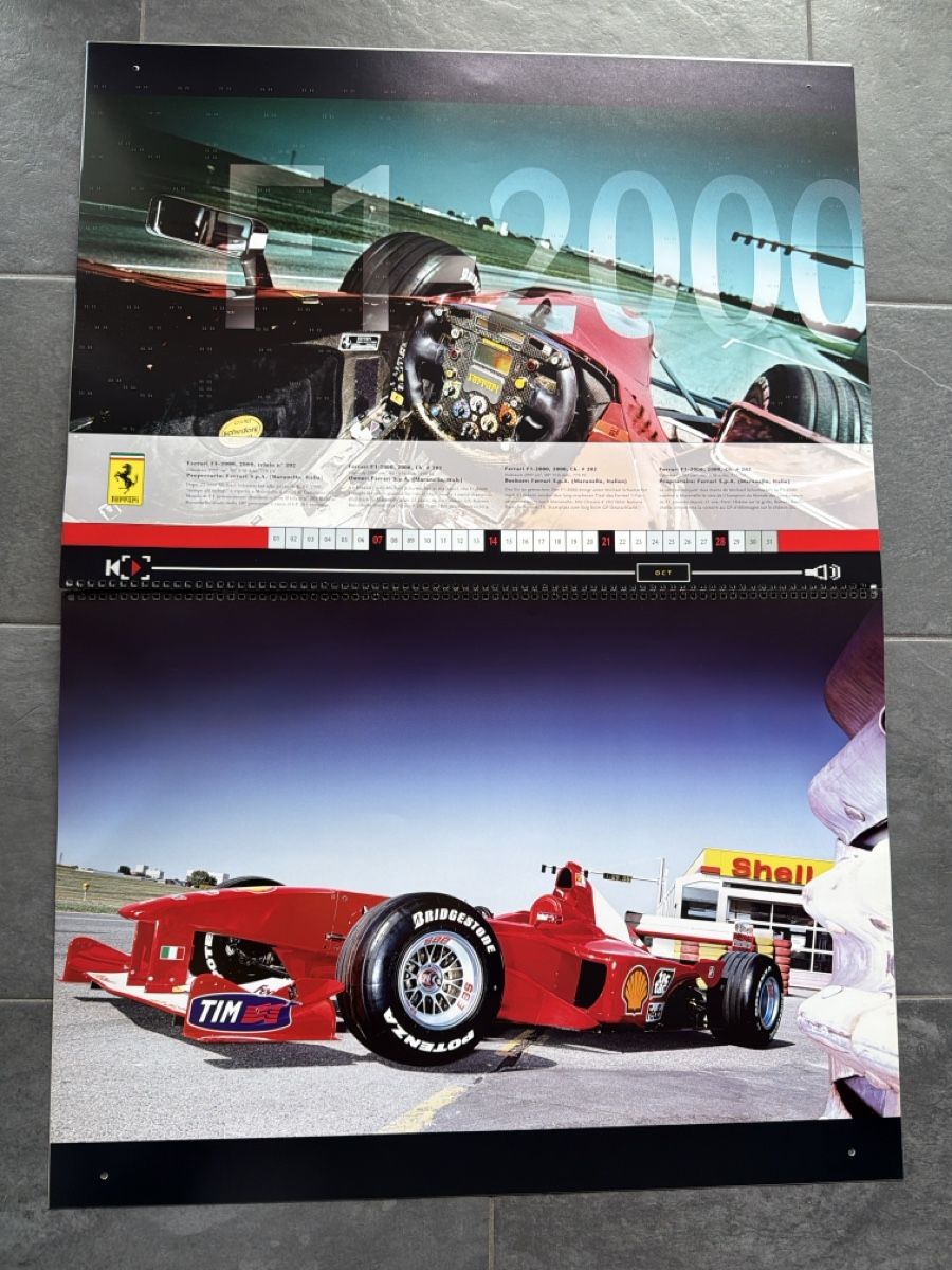 Ferrari Kalender: Original Ferrari Kalender 2007 – Gebraucht aus Wolfwil von Rolex1 7