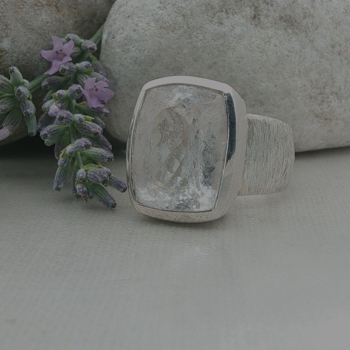 Olga Ribler Anelli: Unikate Silber Ring 925 Grösse 56 mit Beryll – Nuovo (secondo la descrizione) da Luzern venduto da Schmuckoutlet 3