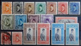 Ägypten ex. Kat. 119-147 */gest. 1927/29
