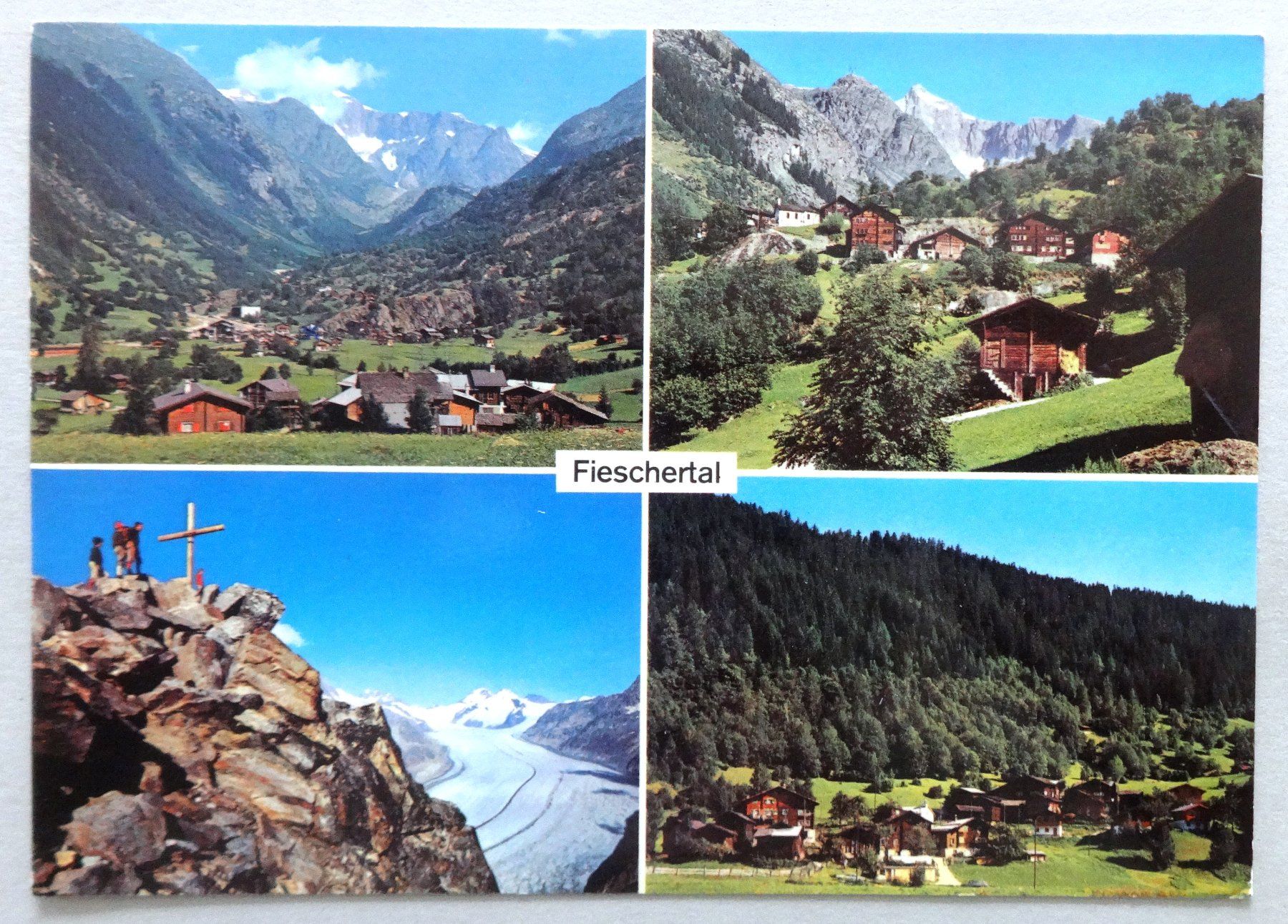 Cartoline postali: Fieschertal, Wallis – Usato da Fétigny venduto da Billy2miny