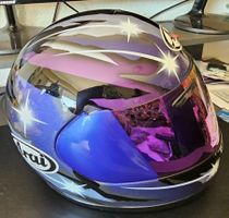 Motorradklappe Helm Arai