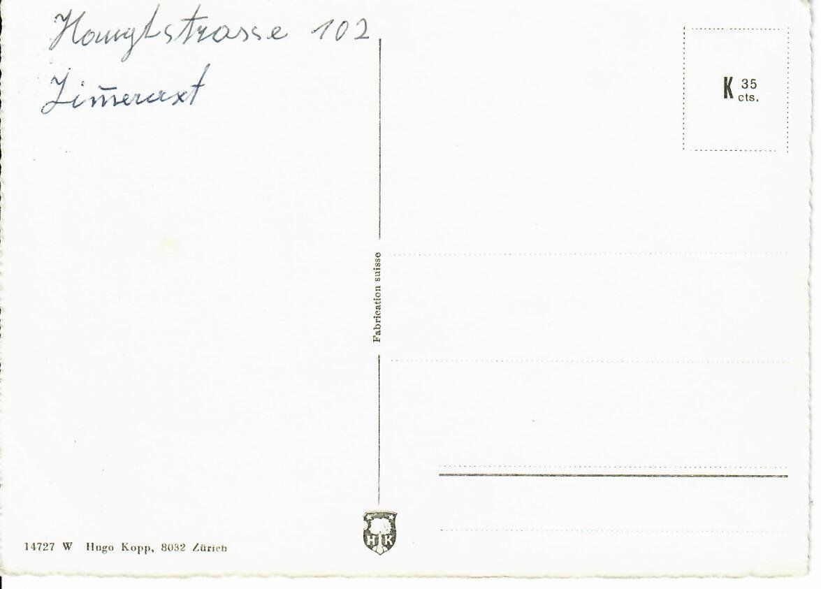 Cartoline postali: Zurzach - Oberflecken – Usato da Hochdorf venduto da Ziegel-16 1