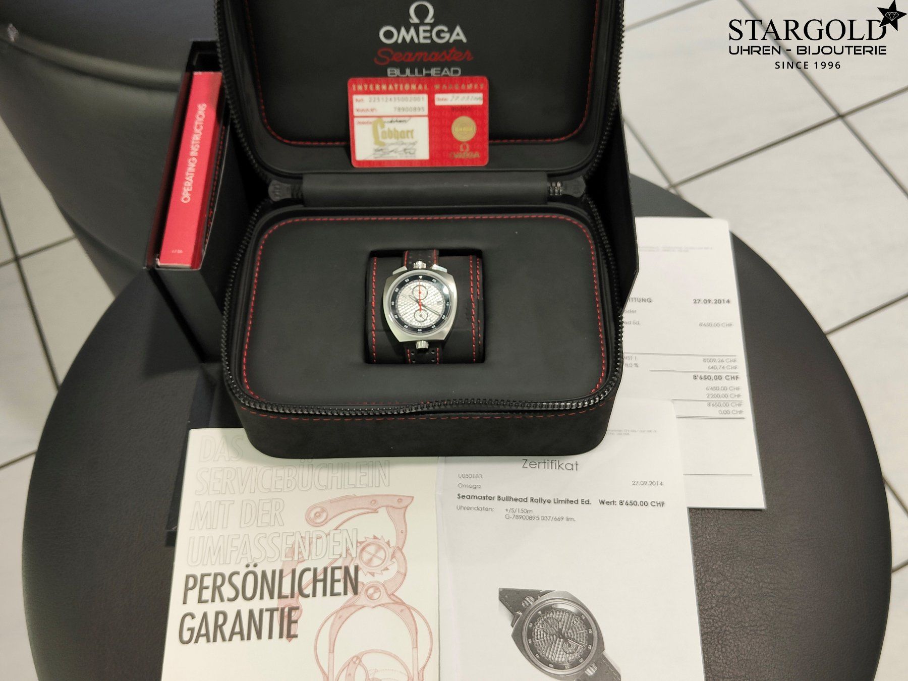 Omega Orologi: Omega Seamaster Bullhead - 225.12.43.50.02.001 – Usato da Zürich venduto da Stargold-Uhren 9