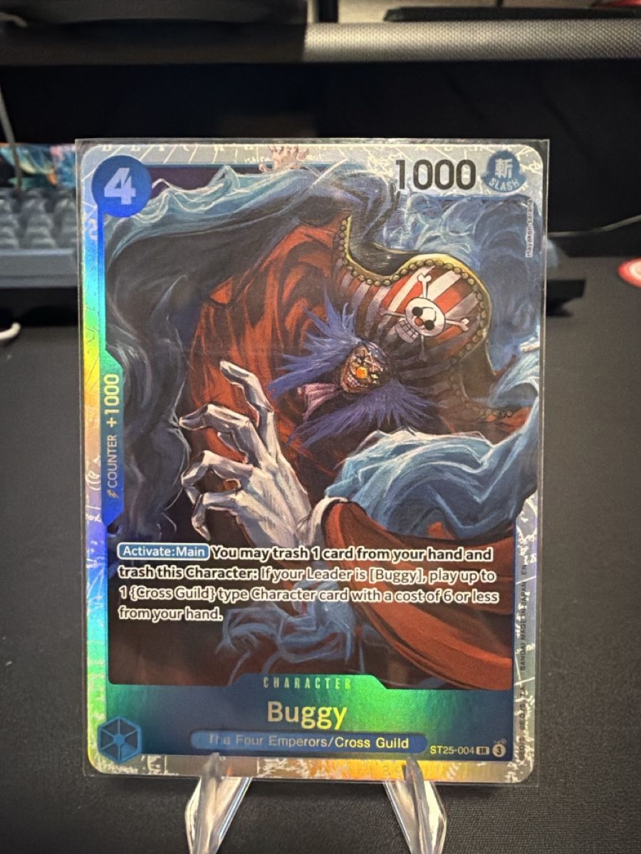Bandai Carte collezionabili: One Piece Karte - Buggy Holo – Nuovo (secondo la descrizione) da Kriens venduto da Ajiani