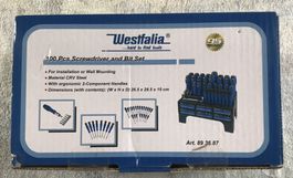 WESTFALIA 100.TLG-SCHRAUBENDREHER UND BIT-SET NEU