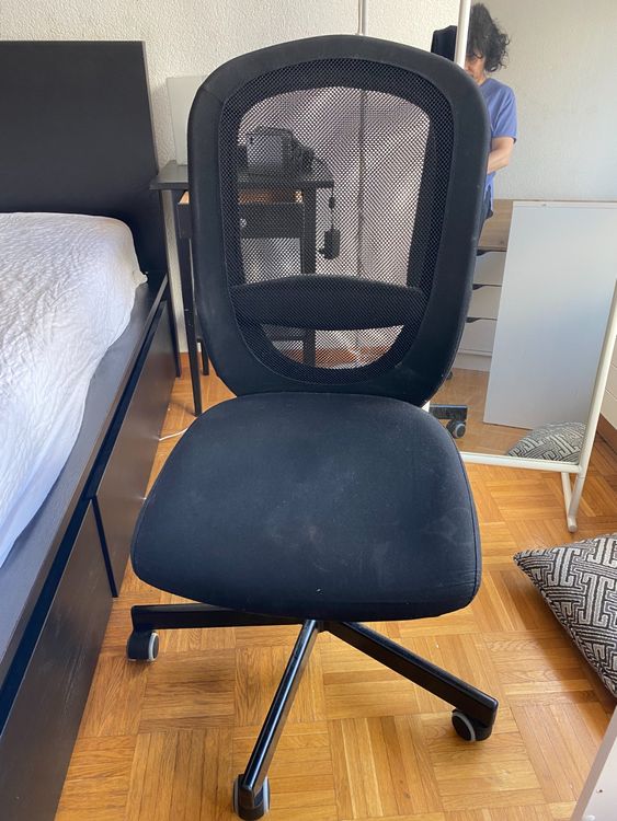 IKEA FLINTAN Office chair, black - Chaise de bureau, noir | Kaufen auf ...