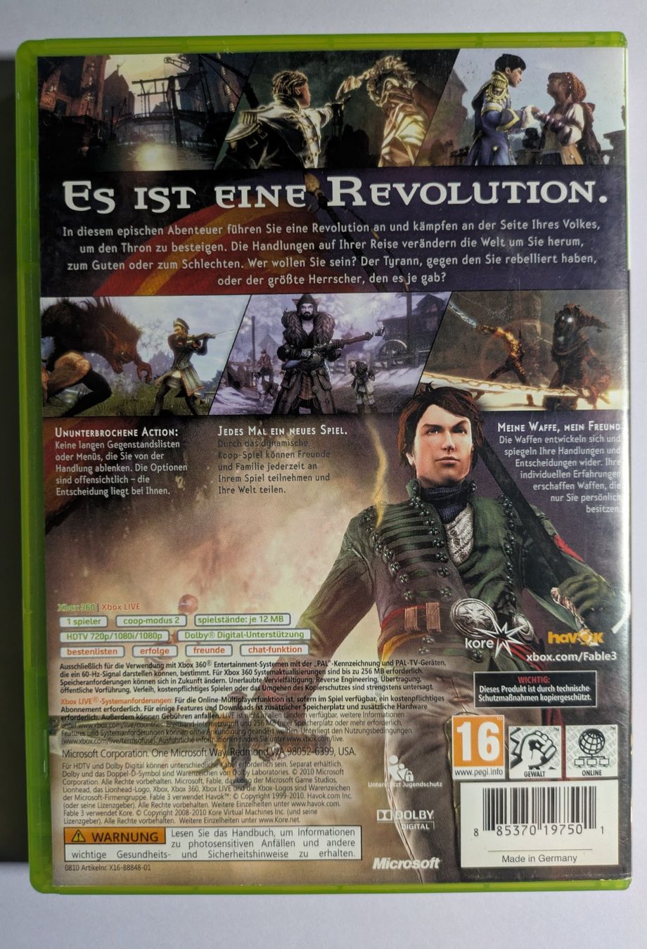 Microsoft Spiele: Fable 3 XBOX360 PAL – Gebraucht aus Bubikon von el-ectronico 1