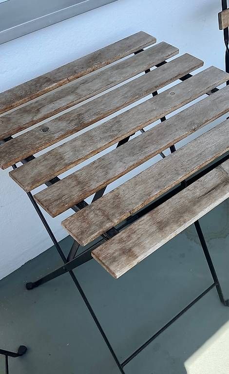 Set di tavolo e panche: 2 Stühle mit Tisch zu verkaufen – Usato da Stans venduto da KristinaE 1