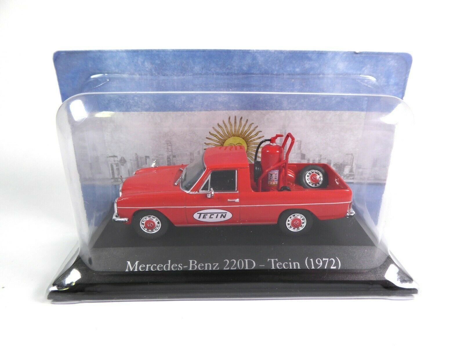 Mercedes-Benz Modellautos: Mercedes-Benz 220D Pick Up 1972 "Tecin rot" Argentinia  1:43 – Neu und originalverpackt aus Gerlafingen von espero88 6