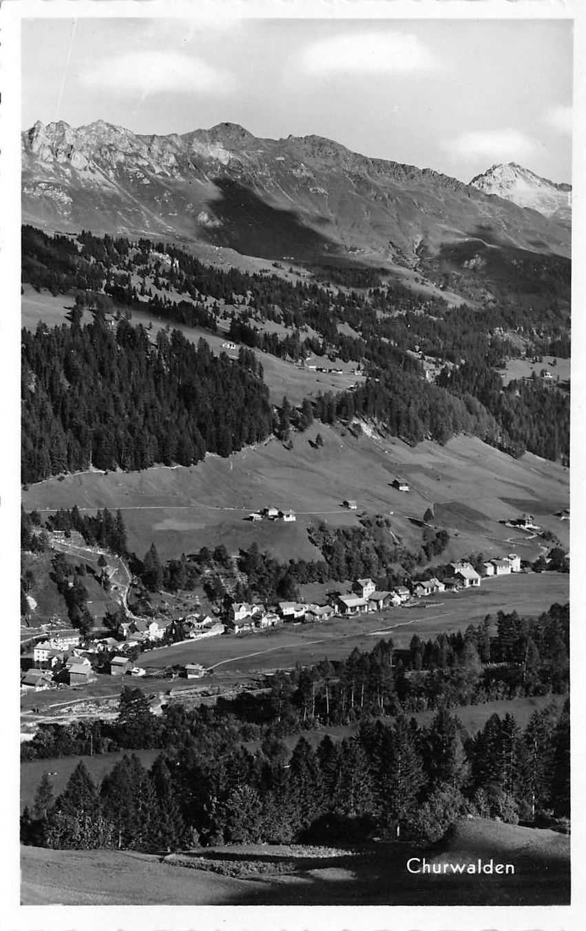 Ansichtskarten: Churwalden – Gebraucht aus Ottikon b.Kemptth. von Neptun1974