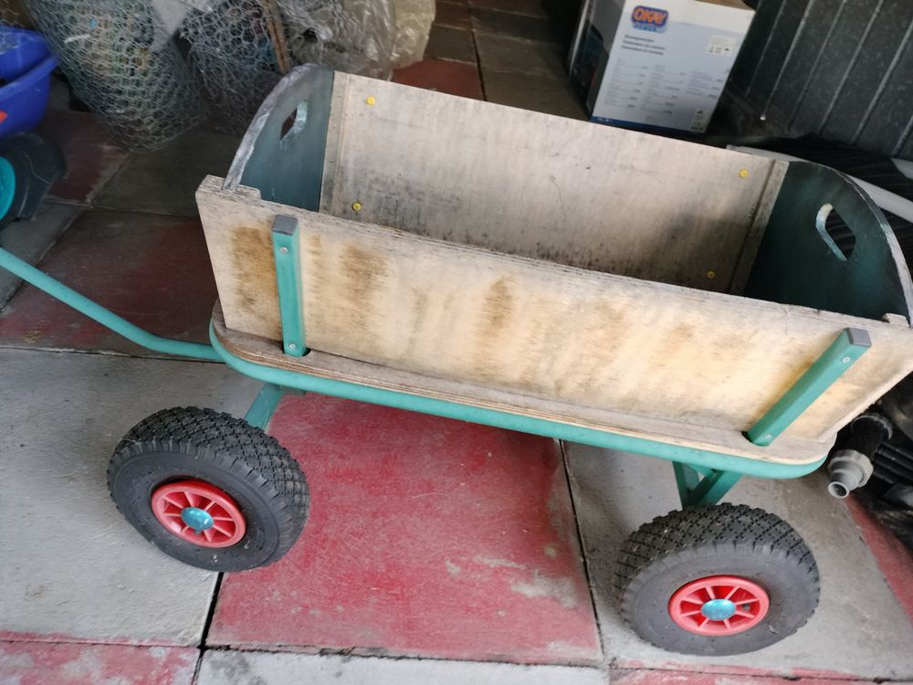 Bollerwagen Holz Kaufen auf Ricardo