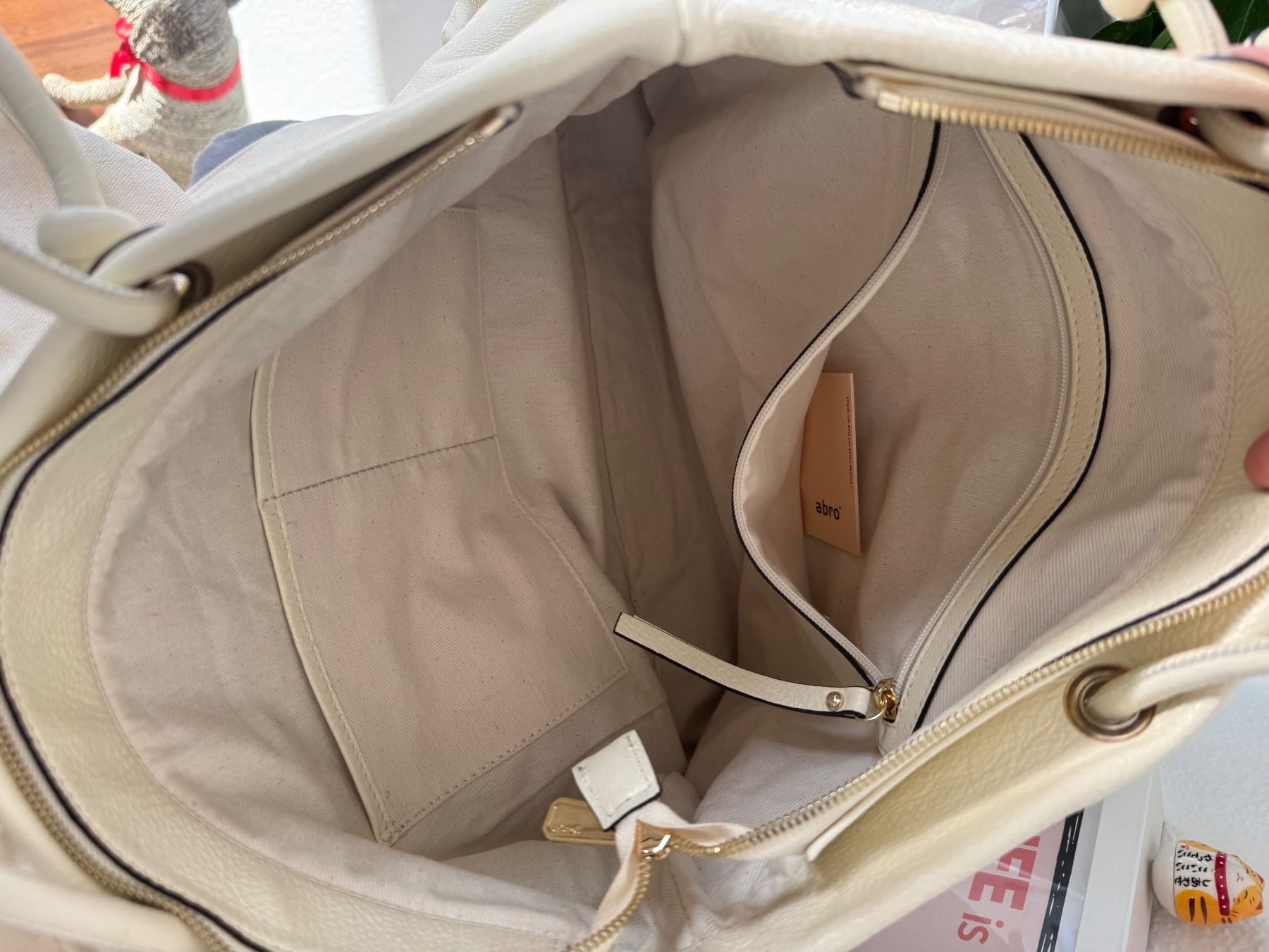 Abro Borse: ABRO Knotted Shopper Leder Milk NEU – Nuovo (secondo la descrizione) da Zuerich venduto da Moochie 6