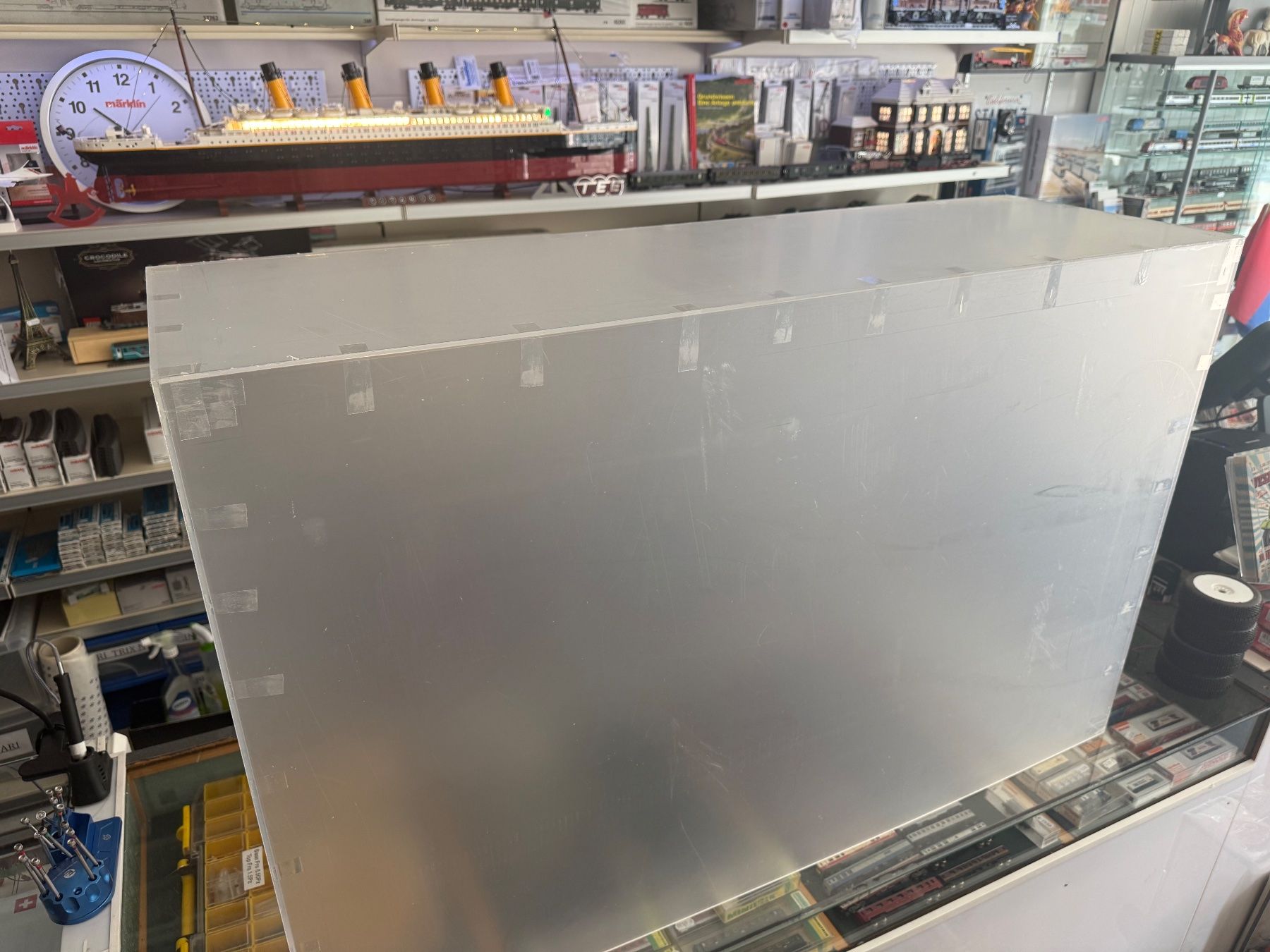 Vetrine: Teca in plexiglas 4mm per veliero TOP QUALITY Vitrine – Usato da Chiasso venduto da Carrara-Modellismo 1