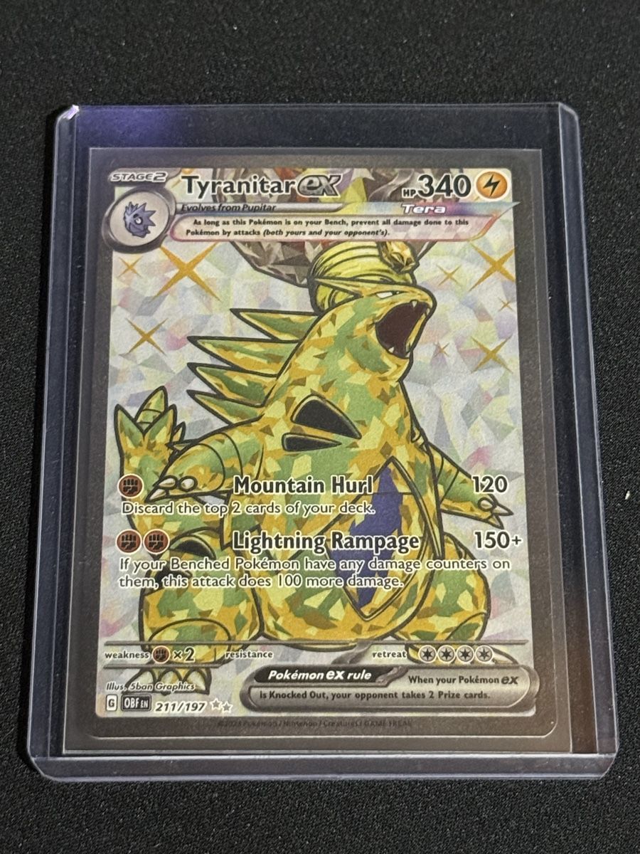 Pokémon Sammelbilder & Trading cards: Pokémon Tyranitar ex Hyper Rare Gold Englisch – Neu (gemäss Beschreibung) aus Wilderswil von AndreDias768