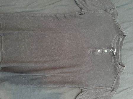 T-shirt homme manches longues gris taille M bon état