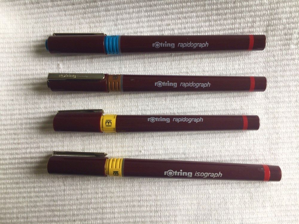 Tuschezeichen Rotring Rapidograph – UVXT
