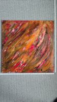 Abstraktes Acrylbild, handgemalt 70x70cm