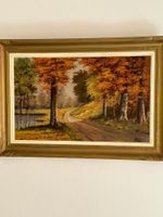 V. Nando beautiful forest oil painting on canvas