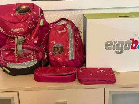 ERGOBAG Schulranzen Set, Pink