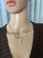 RARITÄT - edle Modeschmuck Kette mit Armband, 45+19cm