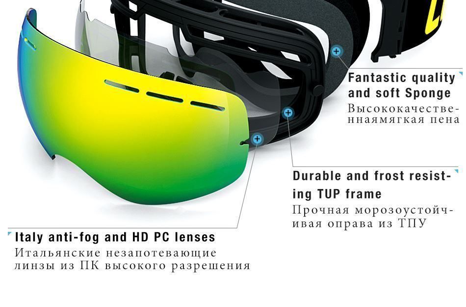Occhiali & Lenti: COPOZZ Skibrille UV400 Antifog große – Nuovo e nell'imballaggio originale da Malans GR venduto da BUYBEST-Schweiz 6