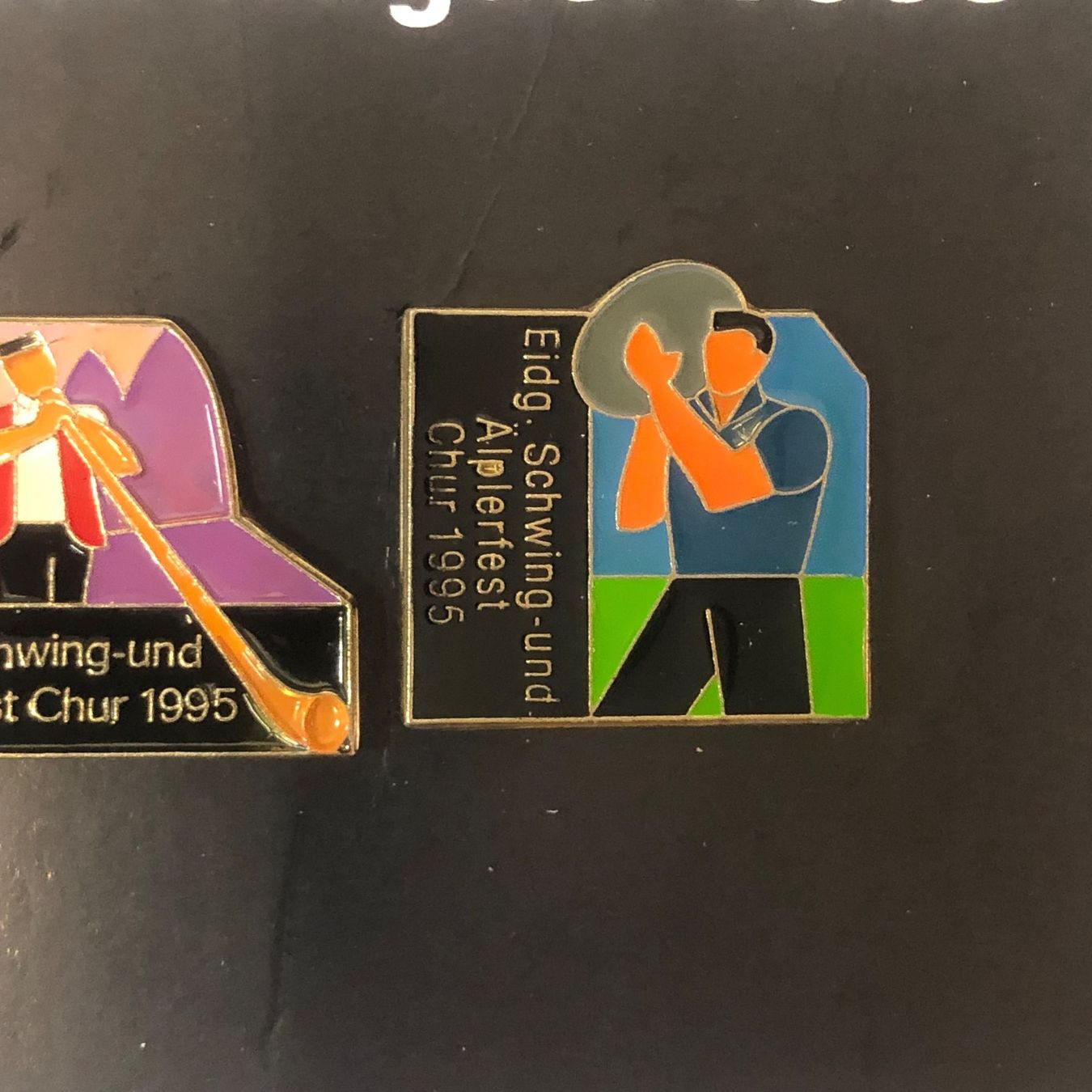 Plaketten & Abzeichen: Pins 6 Stk. ESAF Chur August 1995 – Neu (gemäss Beschreibung) aus Brunnen von Allerwaren 6