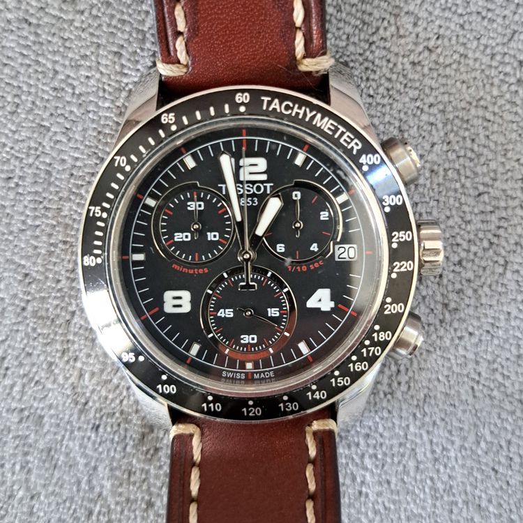 Tissot V8 Chrono T039417 A Bracelet Hirsch Kaufen auf Ricardo