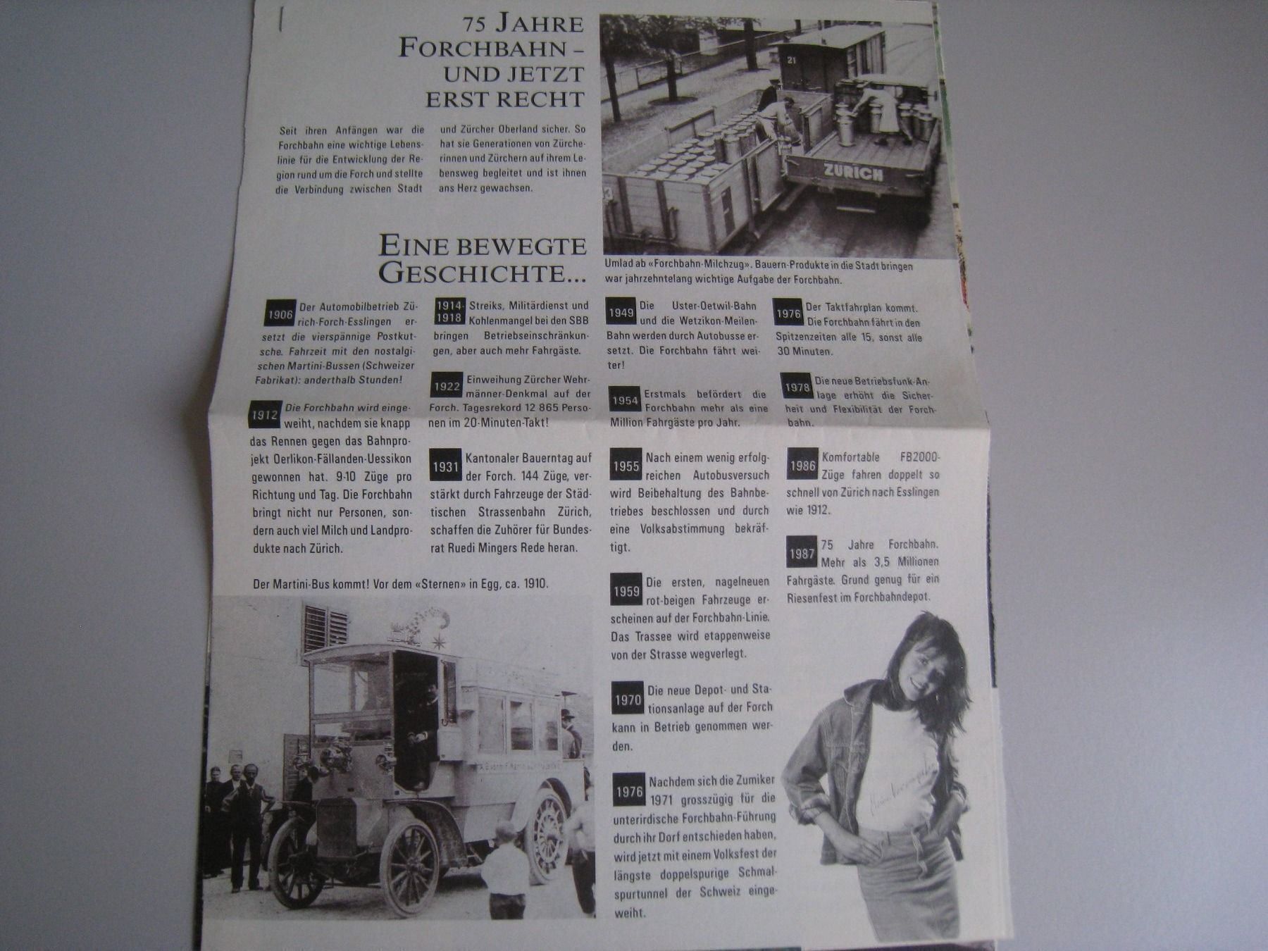 Riviste & Magazine: Aus den Annalen der Forchbahn, 1981 – Usato da Buchs ZH venduto da swiss-train 8