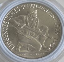 Eidg. Schützenfest Chur 1949 — Gedenkmünze, Silber 800