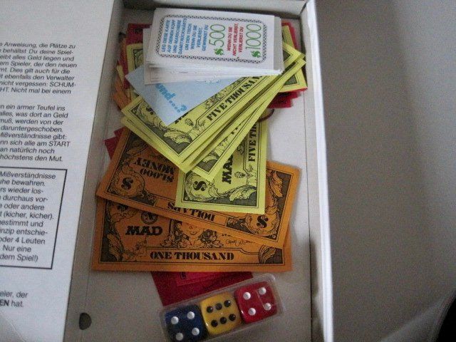 Rare - Ancien jeu de Monopoly (en francs) Motif Écossais