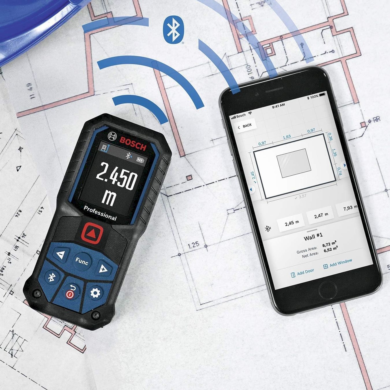 Mesurer: Bosch GLM50-27C Laser-Entfernungsmesser – Neuf avec emballage d'origine à Bottighofen par zaap 5