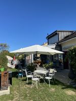 Sonnenschirm Doppler 280x280 mit LED Beleuchtung neuwertig