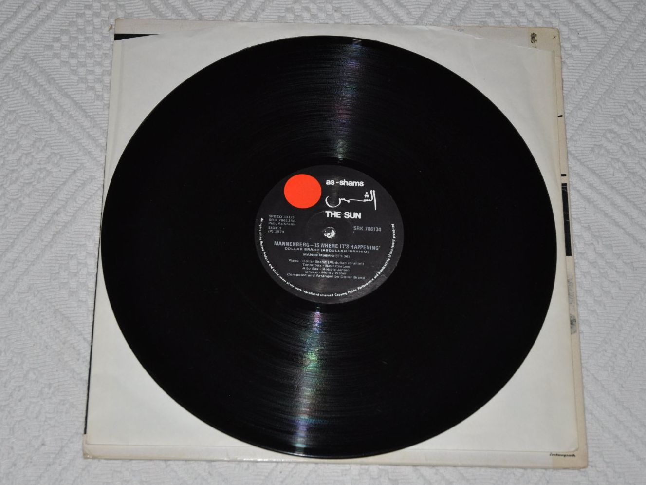 Dischi in vinile: LP Dollar Brand - Mannenberg - 'Is Where It's Happening – Usato da Boll venduto da Theodora15 2