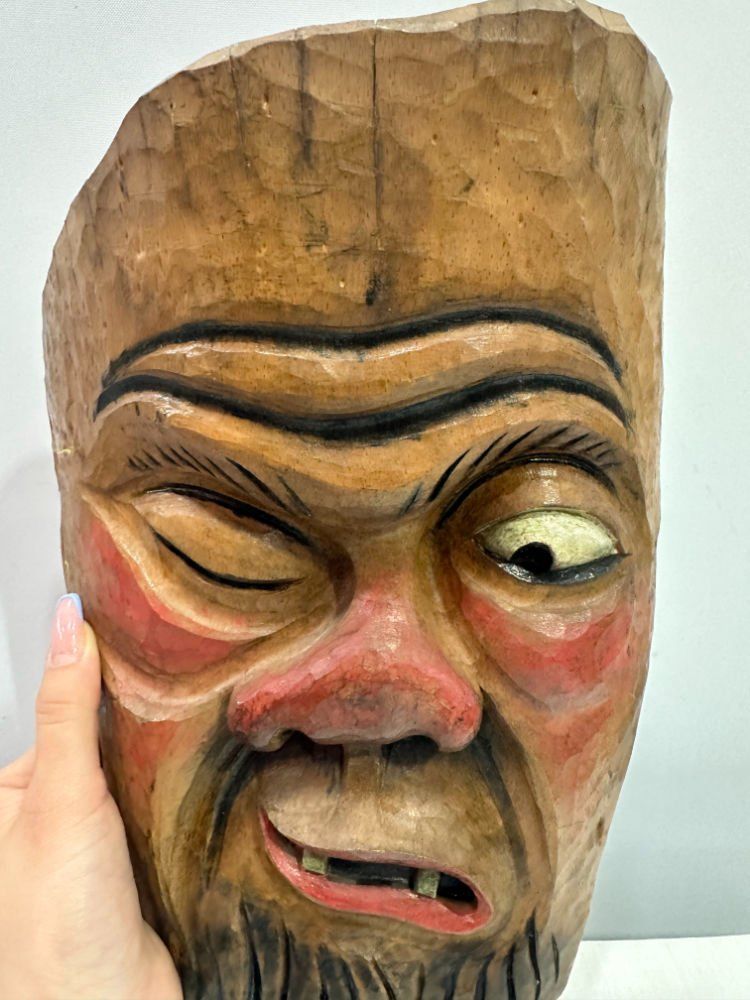 Maschere: Bündner Handgeschnitzte Maske – Usato da Obernau venduto da Arche_Noah_Brocki 4